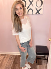 Load image into Gallery viewer, White Sheer Mesh Tank & Top