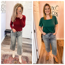 Load image into Gallery viewer, JUDY BLUE (Sizes: 0-24) Tummy Control Mid Rise Cropped Jeans