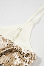 Load image into Gallery viewer, Dark Champagne Sequin Top