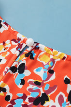 Load image into Gallery viewer, Plus Size Orange Lilly Inspired Ruffled Sleeve Top