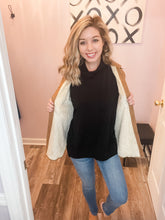 Load image into Gallery viewer, Mocha Corduroy Feeling Sherpa Lined Shacket