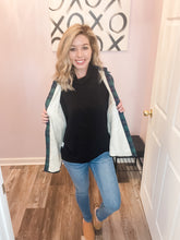 Load image into Gallery viewer, Green & Navy Plaid Sherpa Lined Shacket