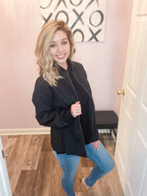 Load image into Gallery viewer, Black Lightweight Member Only Jacket