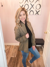 Load image into Gallery viewer, Olive Lightweight Member Only Jacket