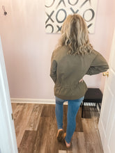 Load image into Gallery viewer, Olive Lightweight Member Only Jacket