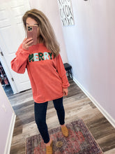 Load image into Gallery viewer, Merry Christmas Ribbed Pink Oversized Sweater
