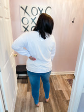 Load image into Gallery viewer, White With Pink Christmas Trees Lightweight Pullover