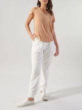 Load image into Gallery viewer, Camel V-Neck Jersey Top