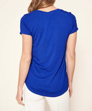 Load image into Gallery viewer, Royal Blue V-Neck Jersey Top