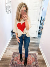 Load image into Gallery viewer, Knitted Heart Top