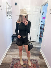 Load image into Gallery viewer, Black Mineral Washed Raw Hem Shorts (S-3XL)