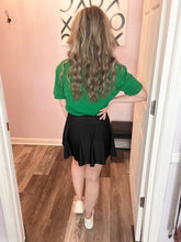 Load image into Gallery viewer, Black Side Pocket Athletic Skort
