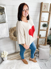 Load image into Gallery viewer, Knitted Heart Top
