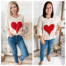 Load image into Gallery viewer, Knitted Heart Top