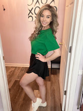 Load image into Gallery viewer, Black Side Pocket Athletic Skort