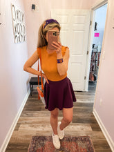 Load image into Gallery viewer, Purple Flared Pleated Skort (Built In Shorts) Clemson University GameDay