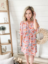 Load image into Gallery viewer, Colorful Floral Print Dress