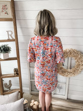 Load image into Gallery viewer, Colorful Floral Print Dress