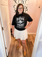 Load image into Gallery viewer, White Flared Pleated Skort (Built In Shorts) XS-3XL