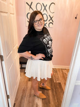 Load image into Gallery viewer, White Flared Pleated Skort (Built In Shorts) XS-3XL