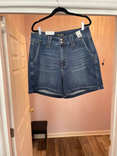 Load image into Gallery viewer, JUDY BLUE Plus Size High Waist Double Button Jean Shorts (Sizes: 1XL-3XL)