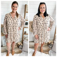Load image into Gallery viewer, Plus Size Ivory Floral Dress