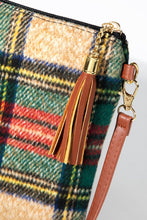 Load image into Gallery viewer, Plaid Crossbody Clutch Purse