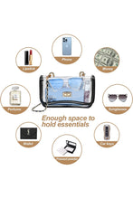 Load image into Gallery viewer, Stadium Clear Flap Twist Lock Crossbody Bag Game Day
