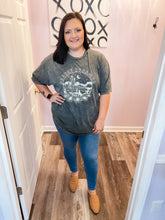 Load image into Gallery viewer, Gray Mineral Washed Desert Dreamer Graphic T-Shirt