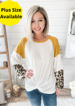Load image into Gallery viewer, Waffle Knit Twist Knot Top