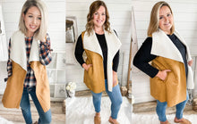 Load image into Gallery viewer, Camel Sherpa Vest