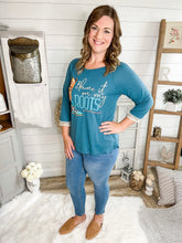 Load image into Gallery viewer, Blame It All On My Roots Top With Lace Detail Lightweight Top