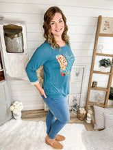 Load image into Gallery viewer, Blame It All On My Roots Top With Lace Detail Lightweight Top