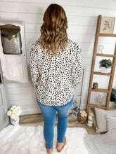 Load image into Gallery viewer, Ruffled Dalmatian Print Top