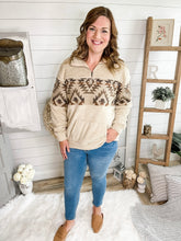 Load image into Gallery viewer, Aztec Sherpa Pullover
