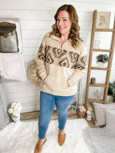 Load image into Gallery viewer, Aztec Sherpa Pullover