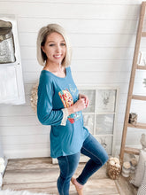 Load image into Gallery viewer, Blame It All On My Roots Top With Lace Detail Lightweight Top