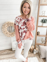 Load image into Gallery viewer, Asymmetrical Cow Print Lightweight Sweater