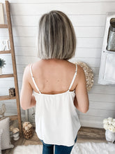 Load image into Gallery viewer, White Scalloped Tank Top