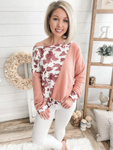 Load image into Gallery viewer, Asymmetrical Cow Print Lightweight Sweater