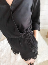 Load image into Gallery viewer, V Neck Lace Romper