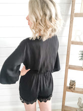 Load image into Gallery viewer, V Neck Lace Romper