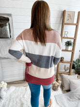 Load image into Gallery viewer, Color Block Pocketed Sweater