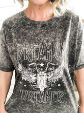 Load image into Gallery viewer, Dream On Dreamer Graphic Distressed T-Shirt