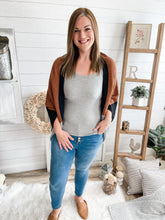 Load image into Gallery viewer, Color Block Drapey Cardigan