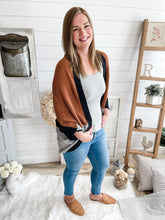 Load image into Gallery viewer, Color Block Drapey Cardigan