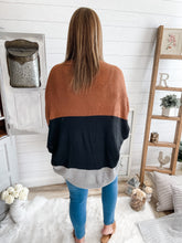 Load image into Gallery viewer, Color Block Drapey Cardigan
