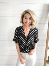 Load image into Gallery viewer, Polka Dot Bodysuit Top