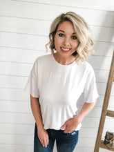 Load image into Gallery viewer, White top Jersey T shirt