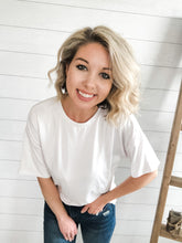 Load image into Gallery viewer, White top Jersey T shirt